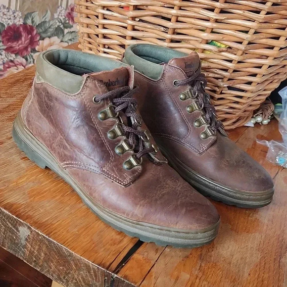 Timberland Brown Lace Up Boots - Picture 2 of 16